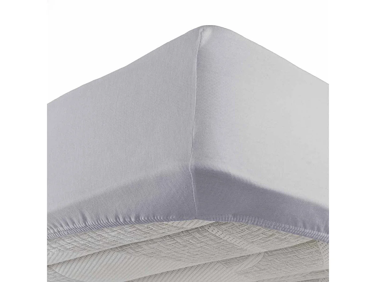 Drap Housse "Jersy" 140x190cm Galet