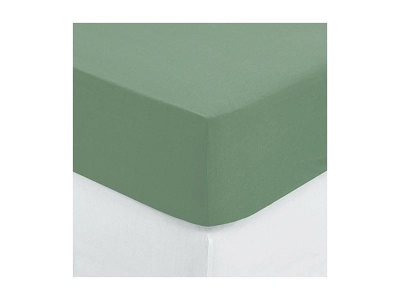 Drap Housse "Intérieur" 90x190cm Céladon