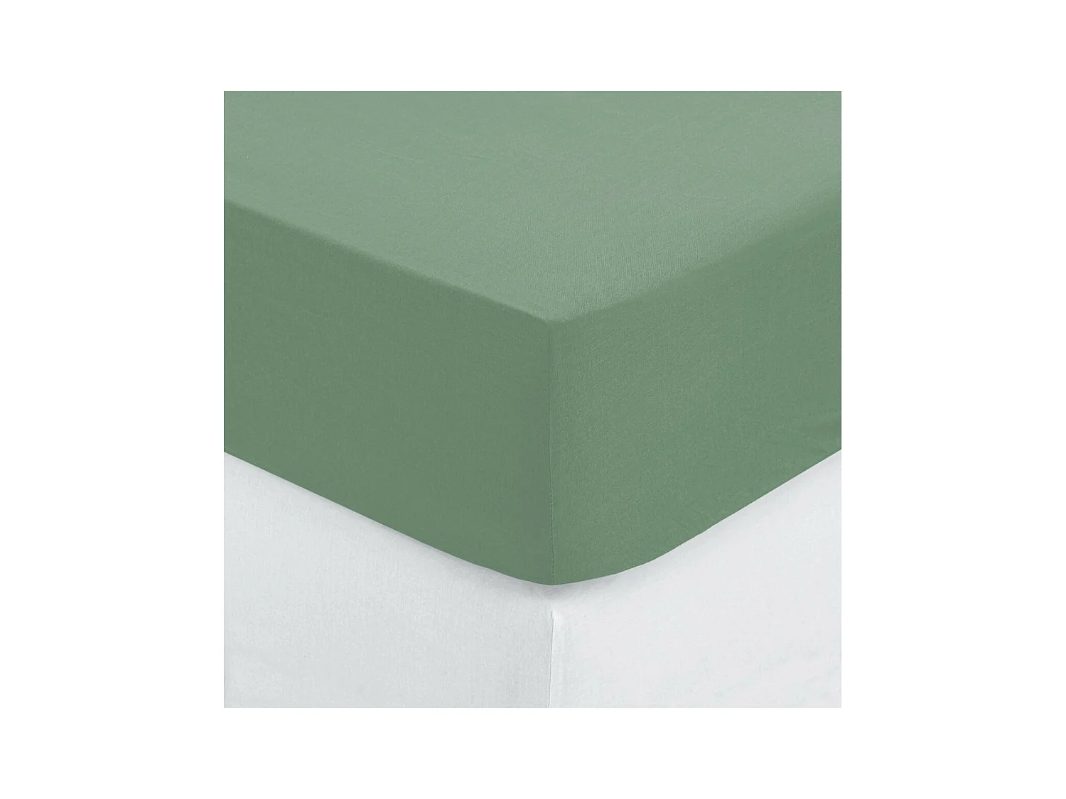 Drap Housse "Intérieur" 90x190cm Céladon