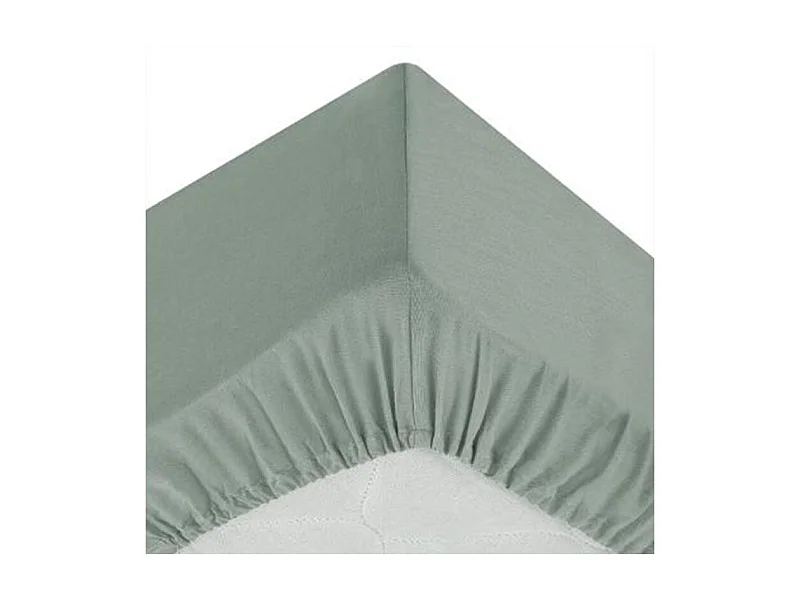 Drap Housse "Intérieur" 90x190cm Céladon