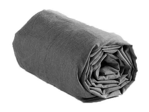 Drap Housse "Actually" 140x190cm Anthracite