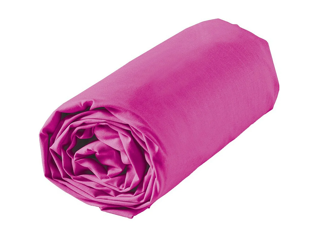 Drap Housse "Lina" 180x200cm Bois de Rose