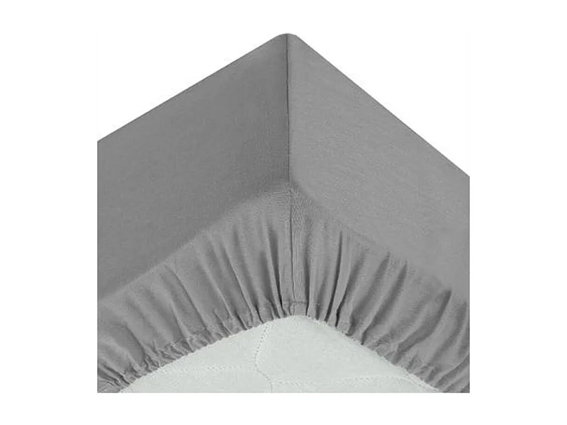 Drap Housse "Intérieur" 90x190cm Gris