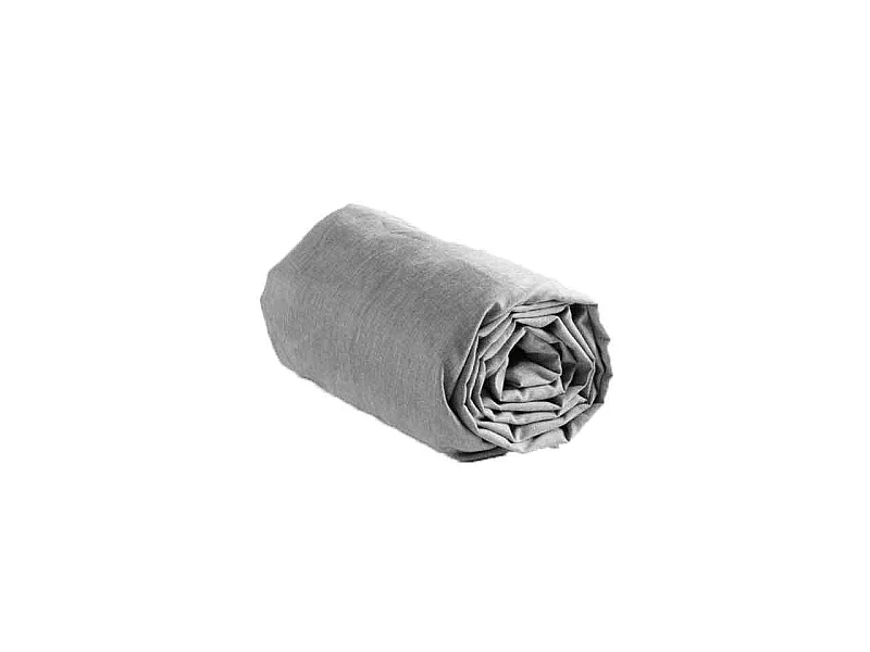Drap Housse "Actually" 160x200cm Gris
