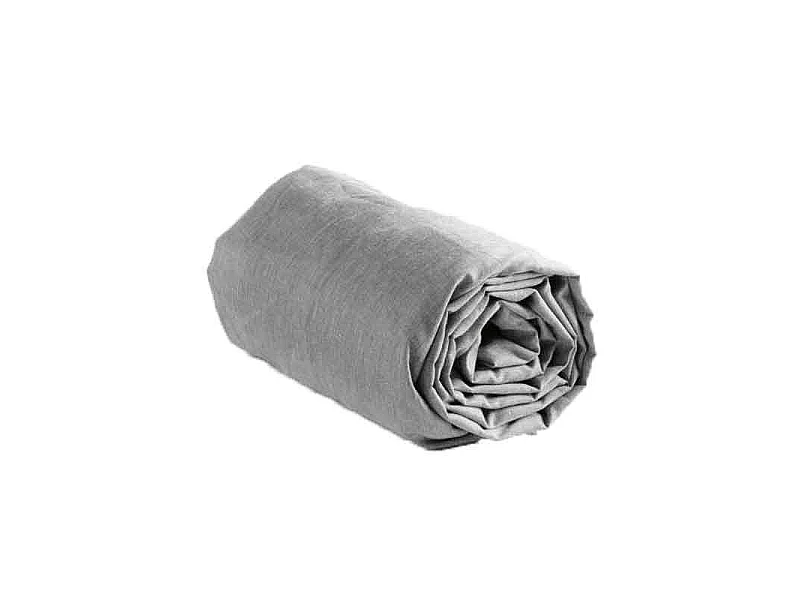 Drap Housse "Actually" 160x200cm Gris