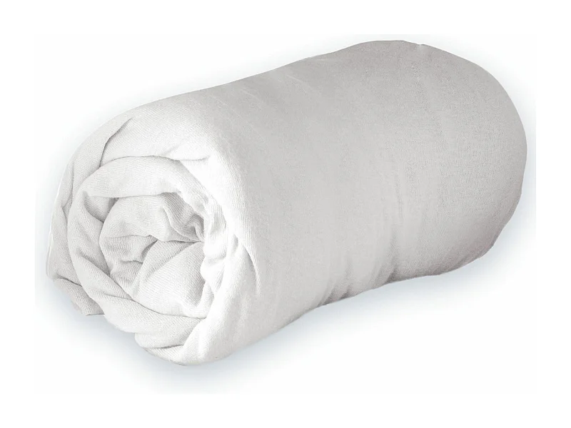 Drap Housse "Jersy" 160x200cm Blanc