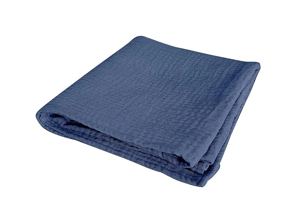 Drap Housse Bébé "Extensible" 70x140cm Bleu Foncé