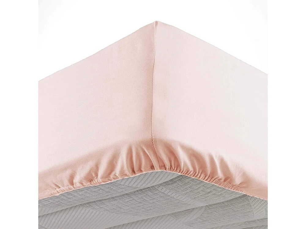 Drap Housse Microfibre "Oscar" 140x190cm Nude