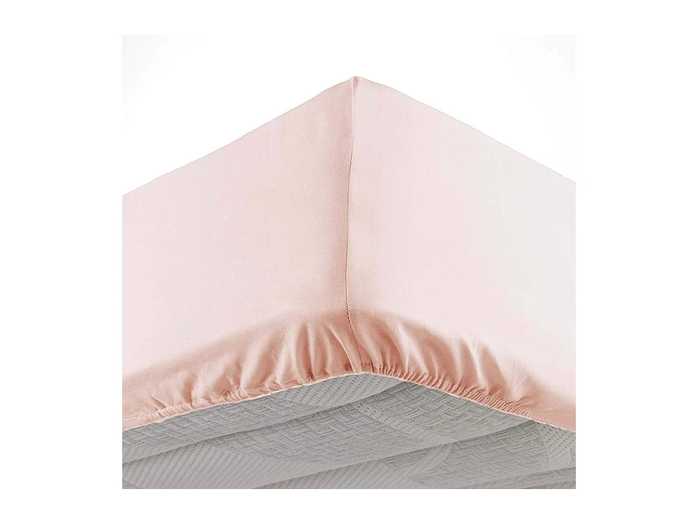 Drap Housse Microfibre "Oscar" 140x190cm Nude
