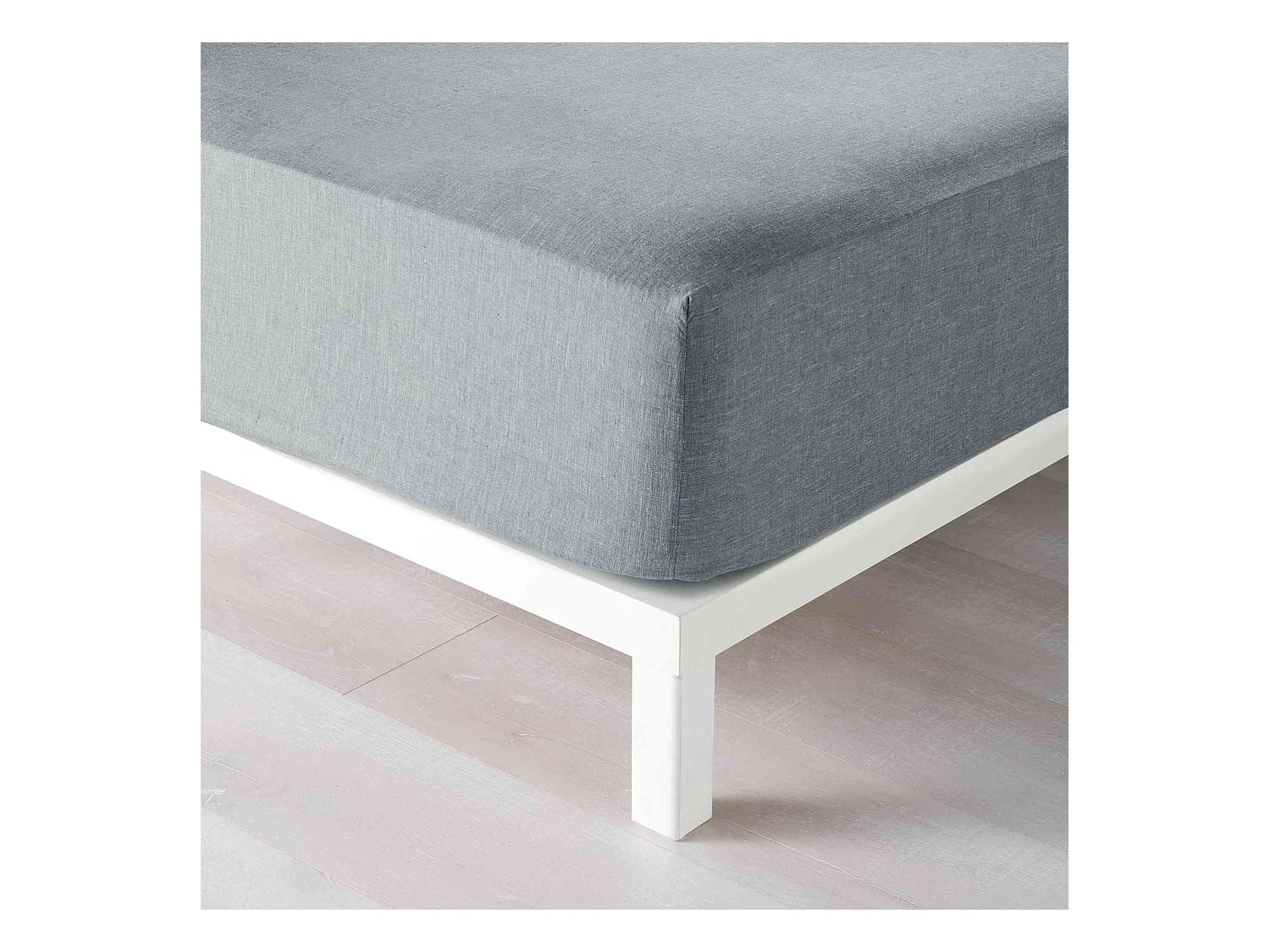 Drap Housse "Actually" 140x190cm Gris