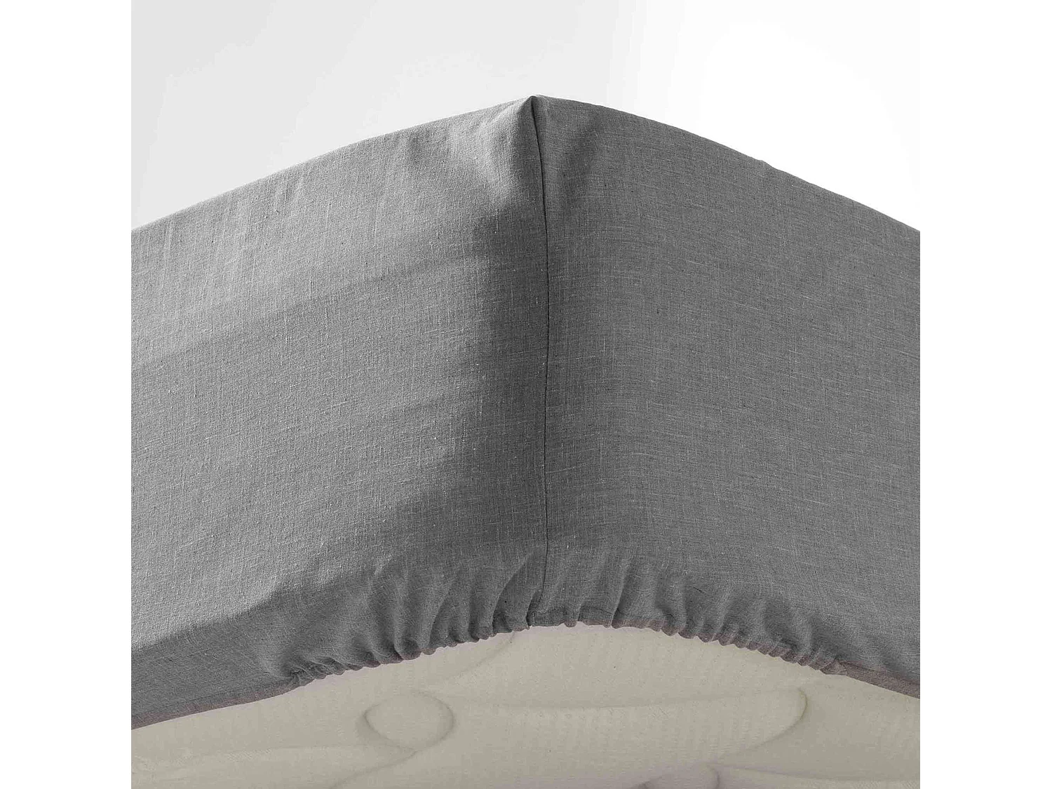 Drap Housse "Actually" 140x190cm Gris