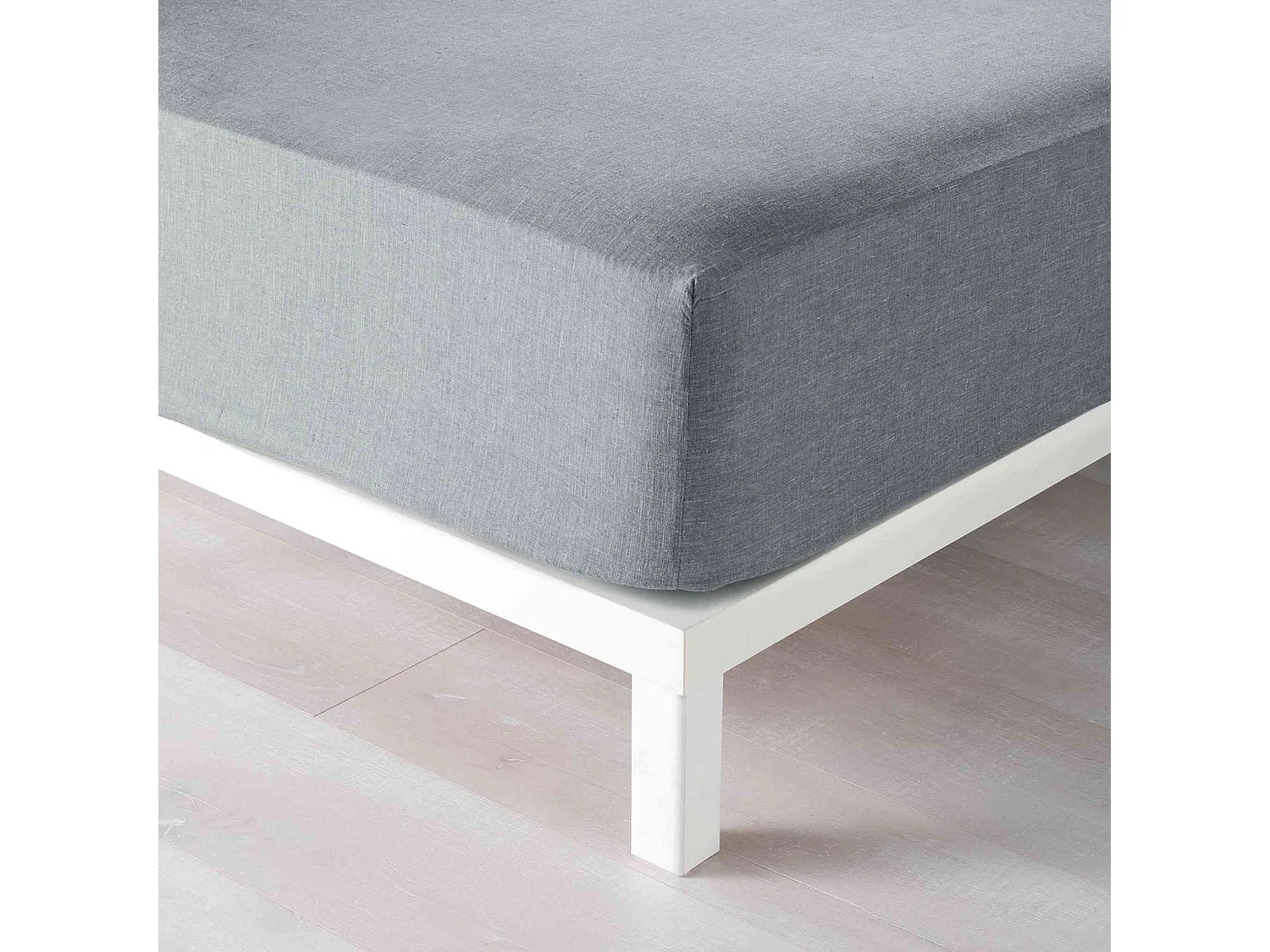 Drap Housse "Actually" 140x190cm Gris