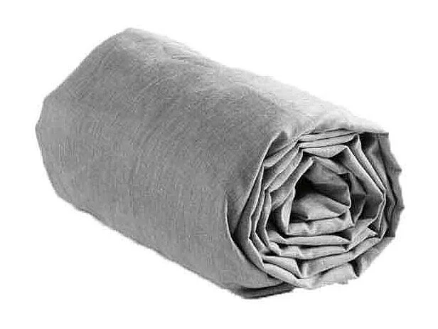 Drap Housse "Actually" 140x190cm Gris