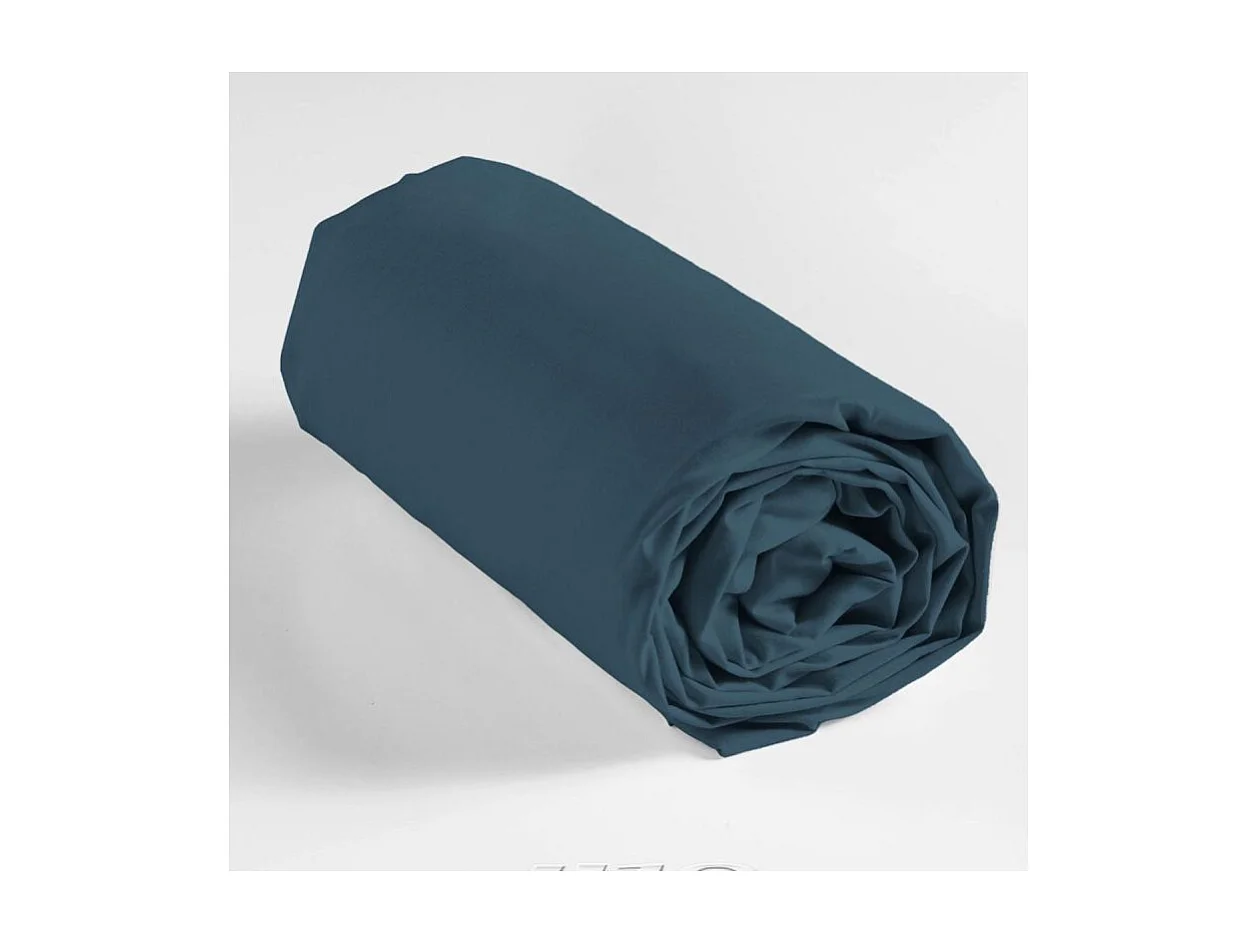 Drap Housse "Jersy" 160x200cm Bleu Nuit
