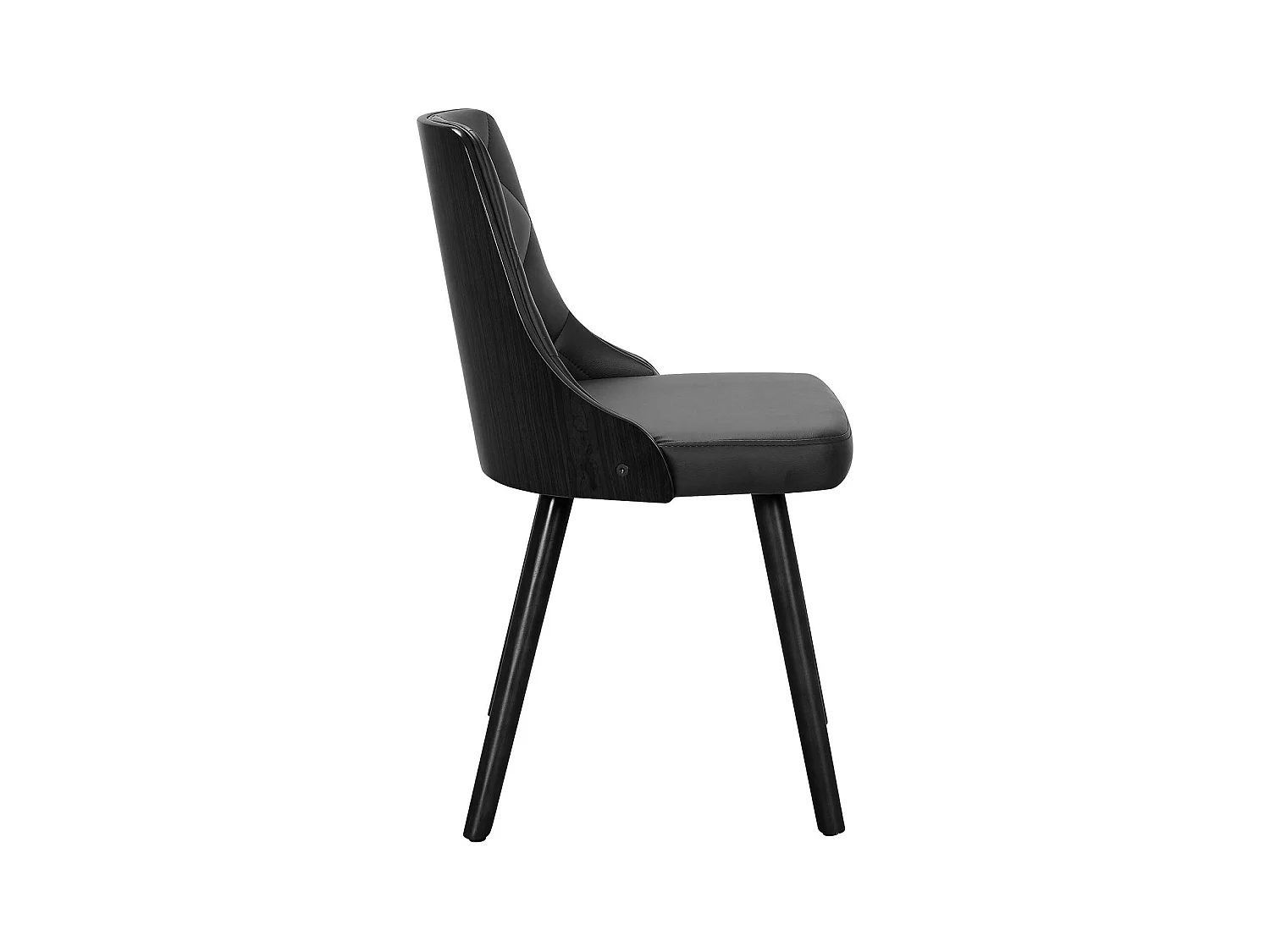 Lot de 2 Chaises Scandinave "Cargo" 79cm Noir
