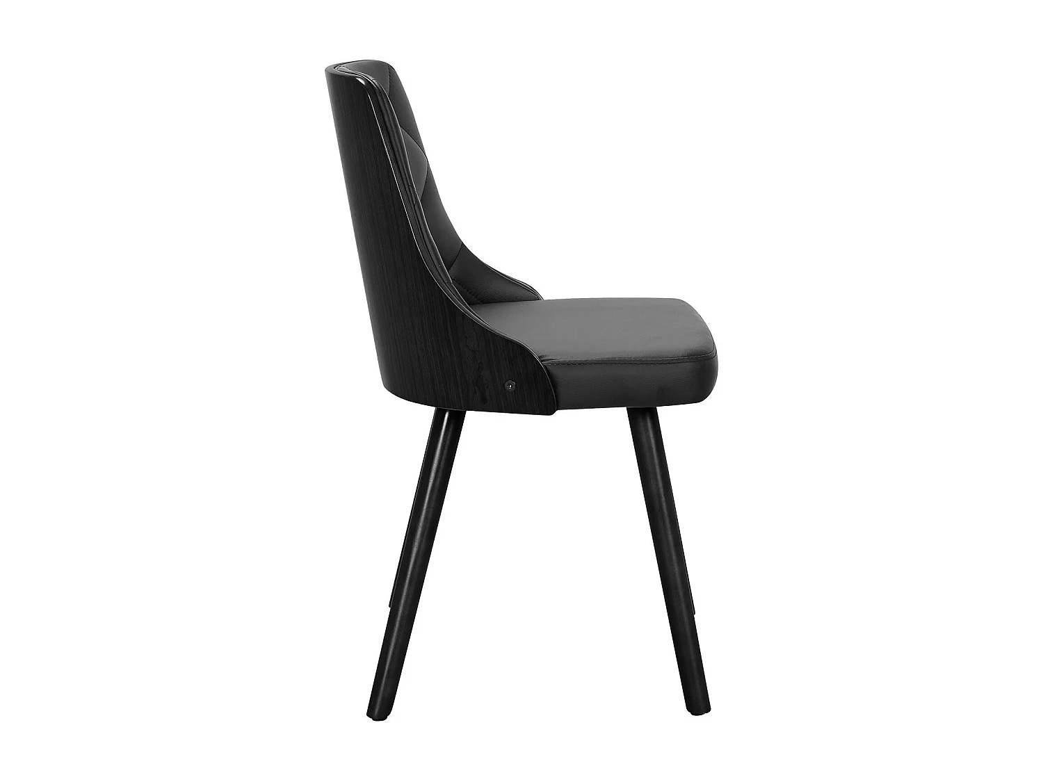 Lot de 2 Chaises Scandinave "Cargo" 79cm Noir