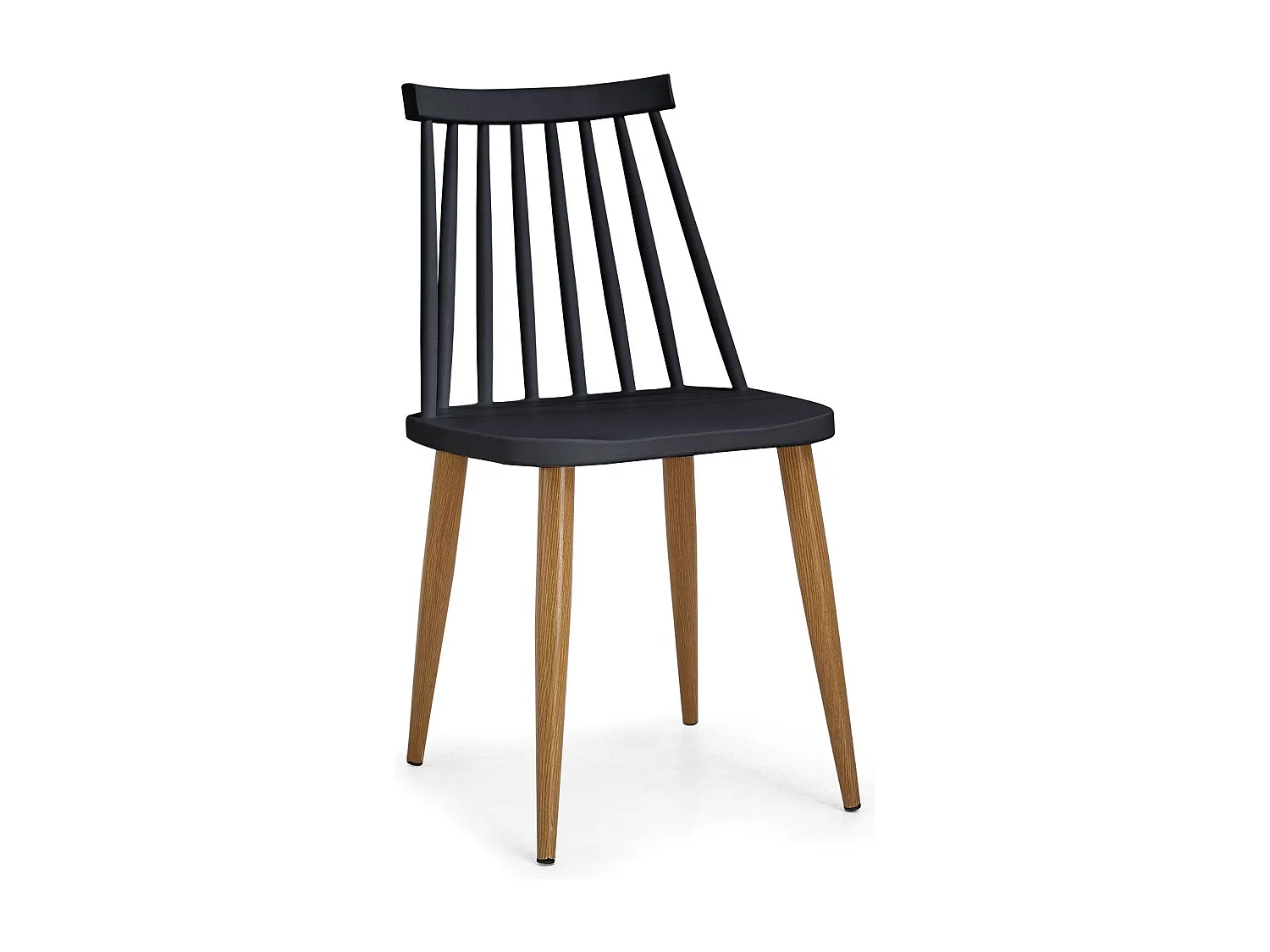 Lot de 2 Chaises Scandinaves "Estelle" 77cm Noir