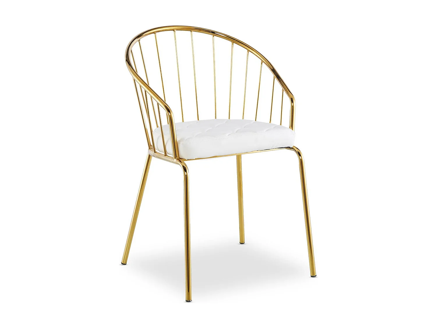 Lot de 2 Chaises Design "Comado" 77cm Blanc