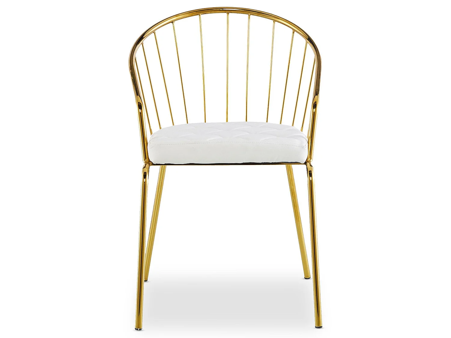 Lot de 2 Chaises Design "Comado" 77cm Blanc