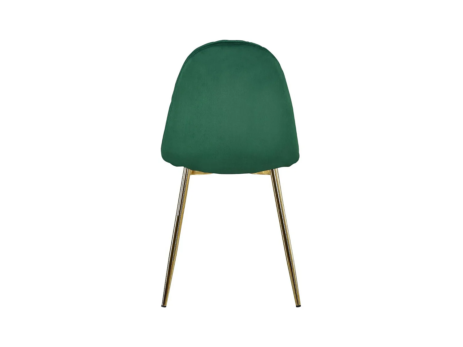Lot de 4 Chaises en Velours "Waynor" 87cm Vert