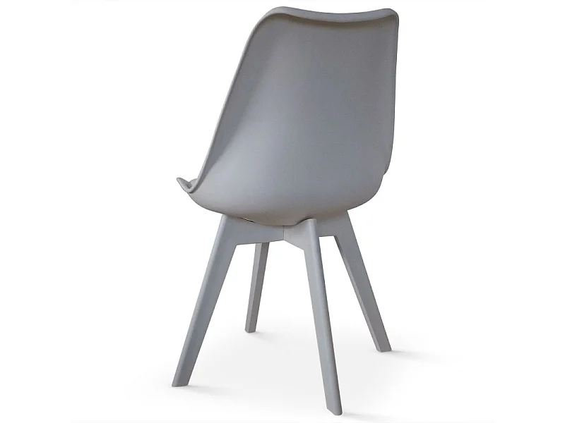 Lot de 2 Chaises Design "Maélia" 82cm Gris
