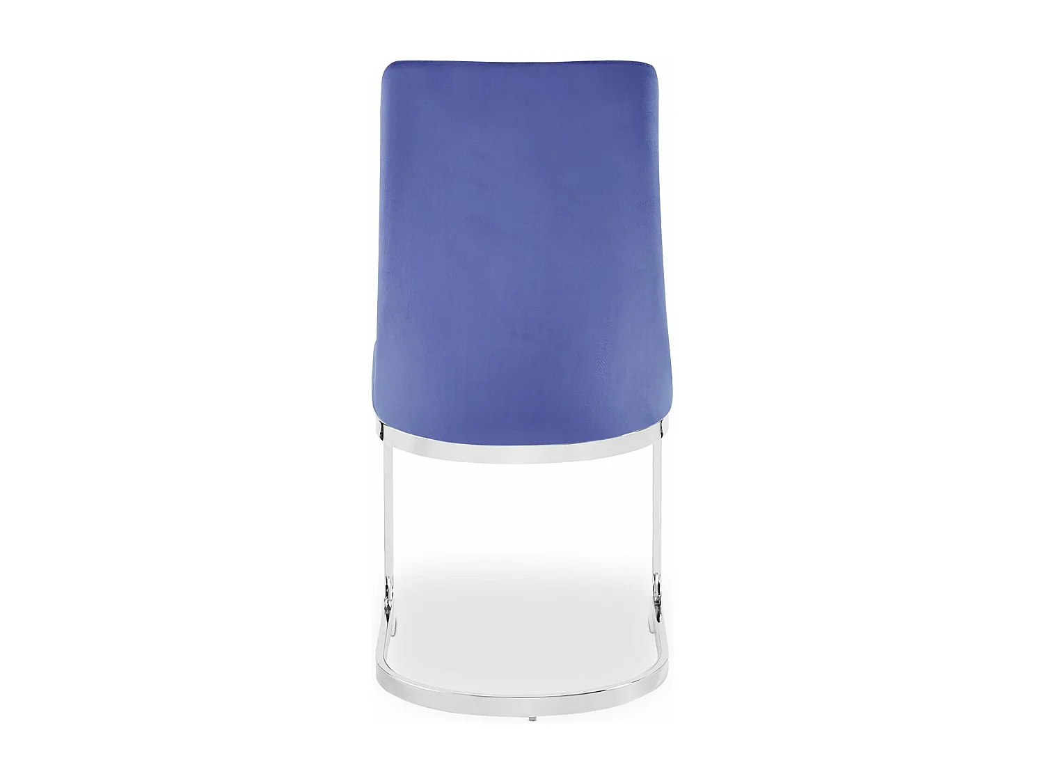 Lot de 2 chaises design Mistigri Velours Bleu