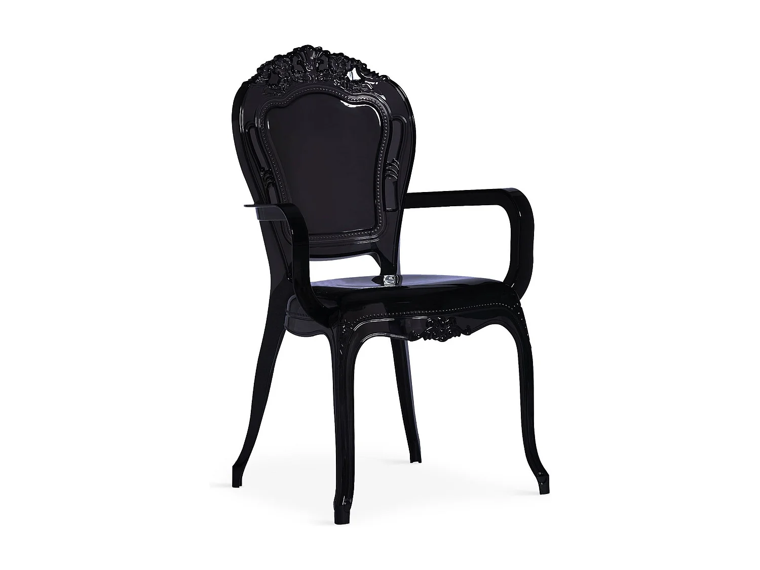 Lot de 2 Chaises Royales "Heighness" 108cm Noir