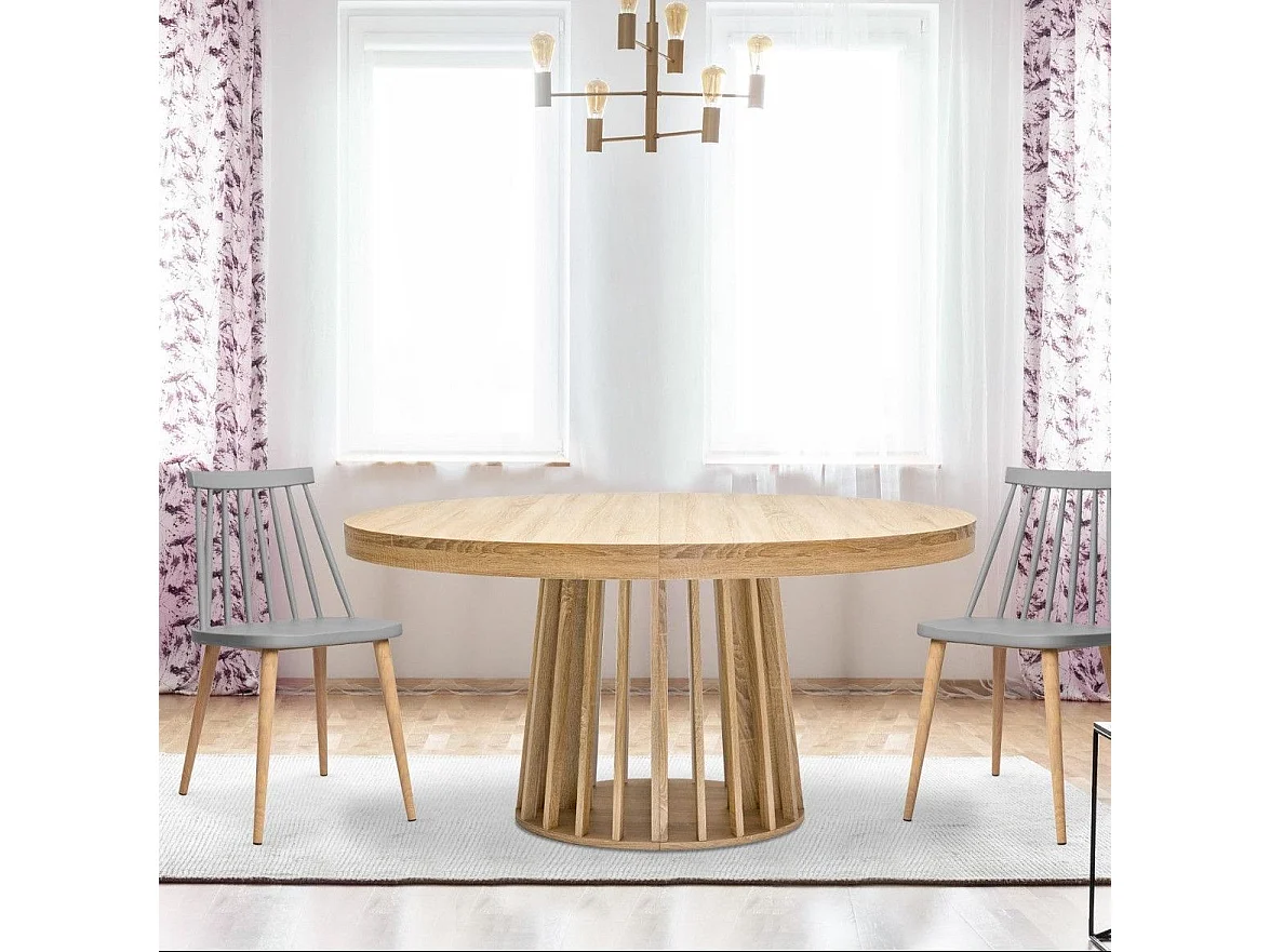 Lot de 2 Chaises Scandinaves "Magnan" 77cm Gris