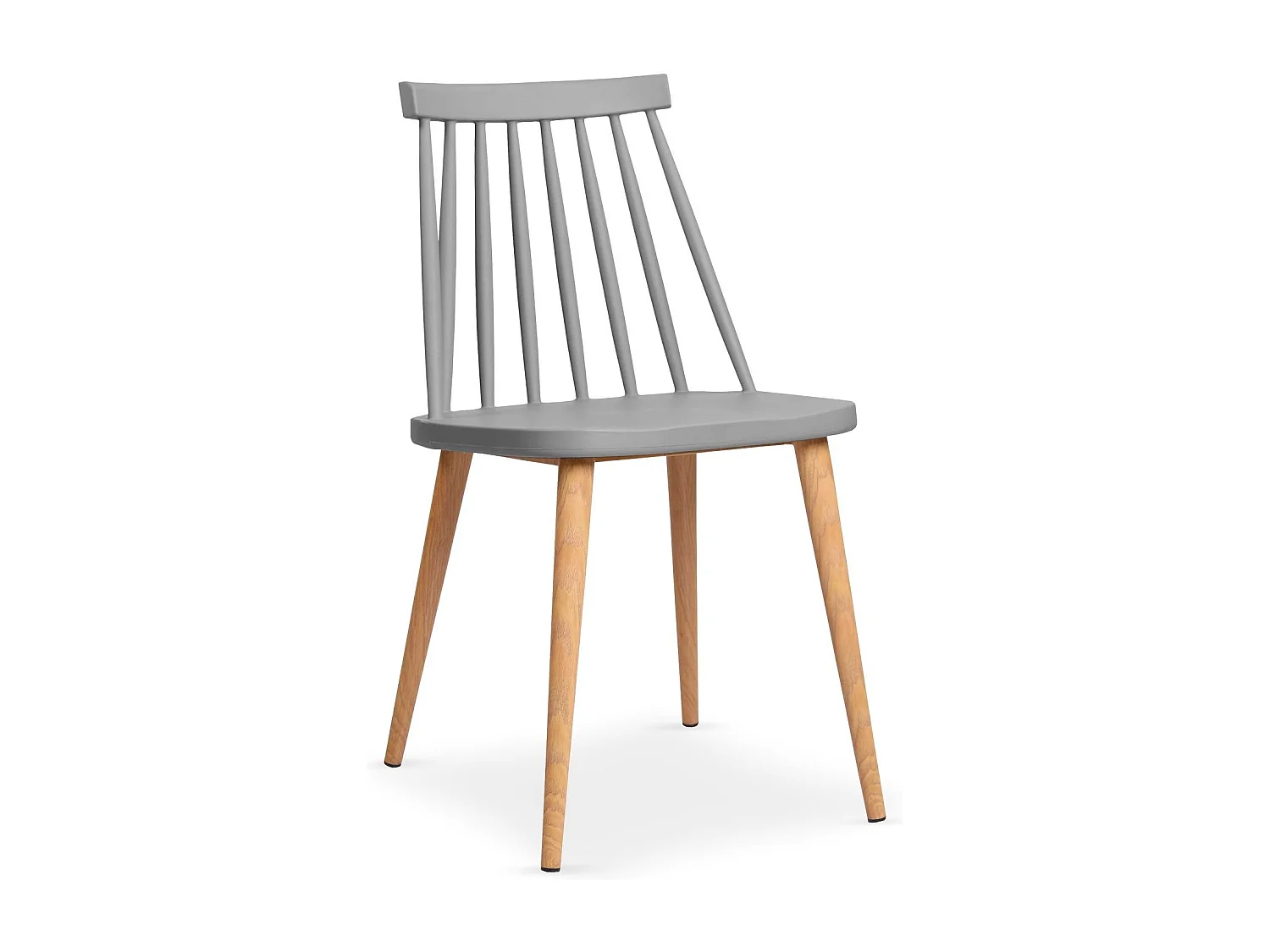 Lot de 2 Chaises Scandinaves "Magnan" 77cm Gris