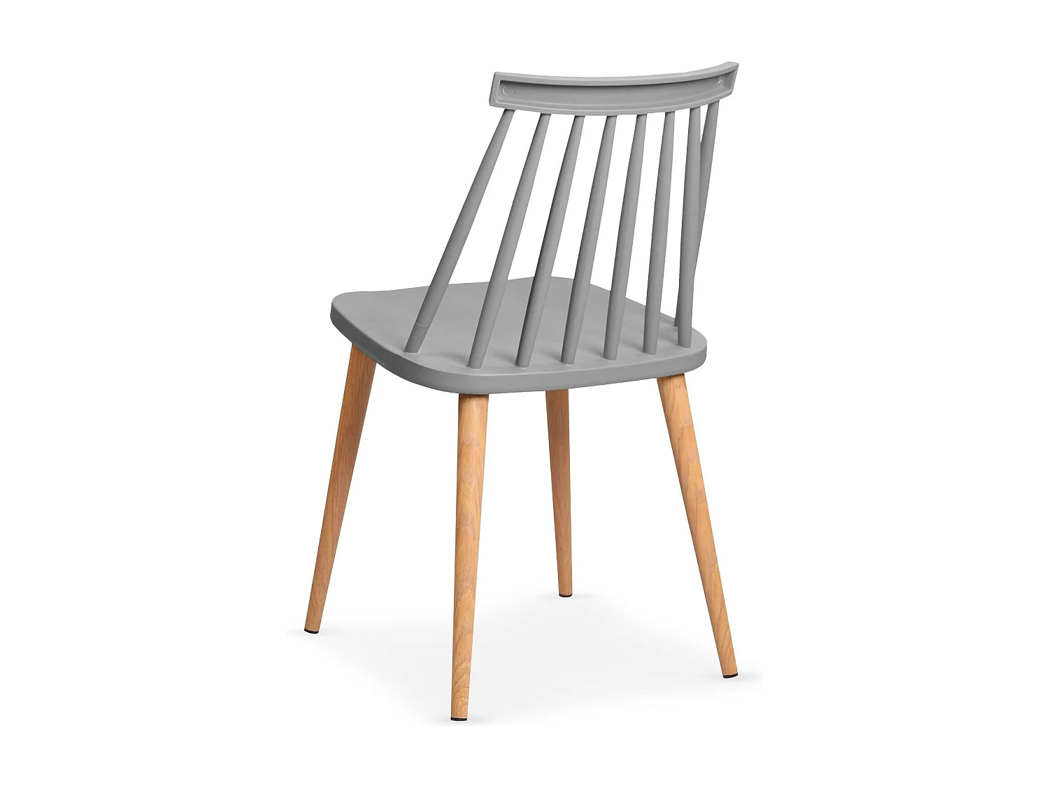 Lot de 2 Chaises Scandinaves "Magnan" 77cm Gris