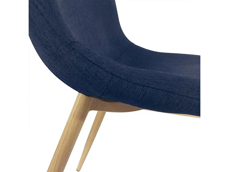 Lot de 4 Chaises Scandinave "Bonnie" 87cm Bleu