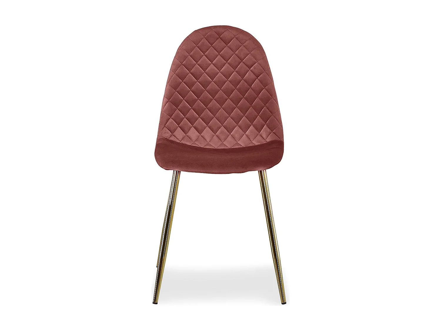 Lot de 4 Chaises en Velours "Waynor" 87cm Rose