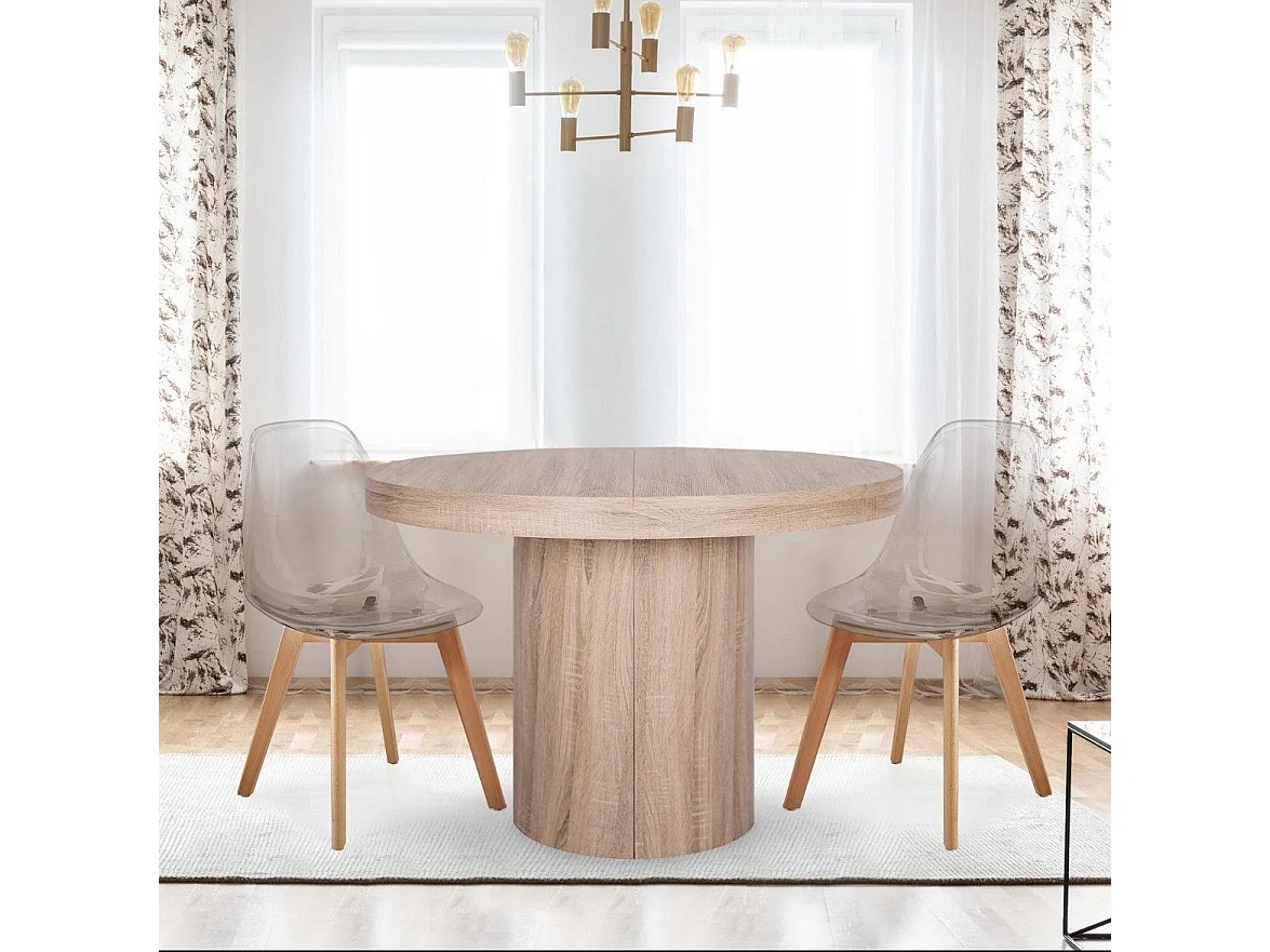 Lot de 2 Chaises Scandinaves "Vik" 80cm Transparent