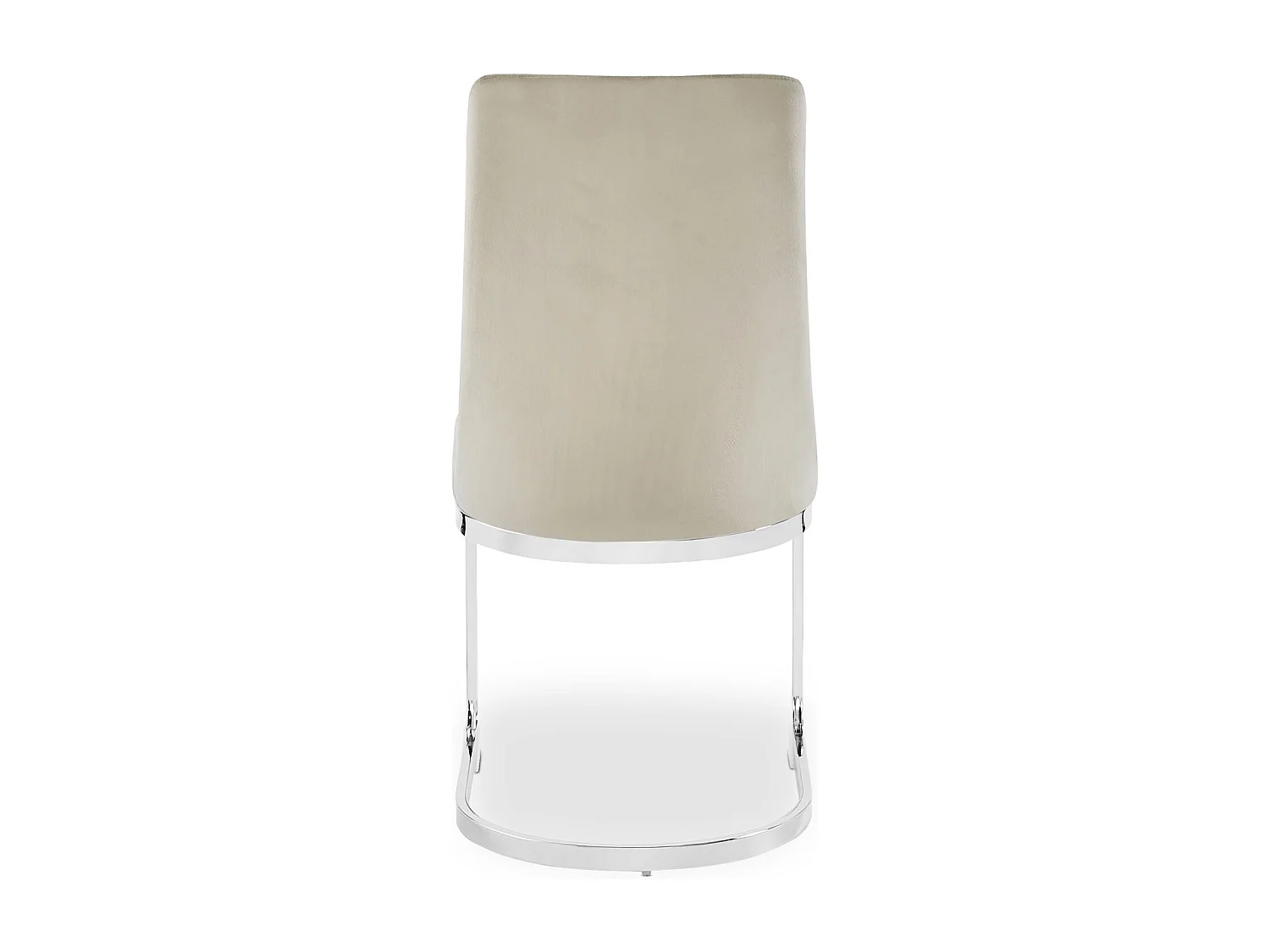 Lot de 2 chaises design Mistigri Velours Taupe