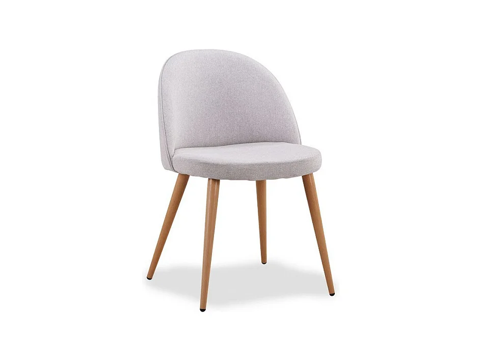 Lot de 4 Chaises Design "Morro" 75cm Gris