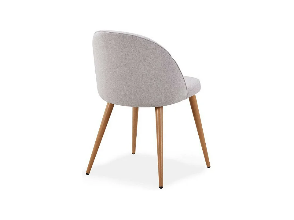 Lot de 4 Chaises Design "Morro" 75cm Gris