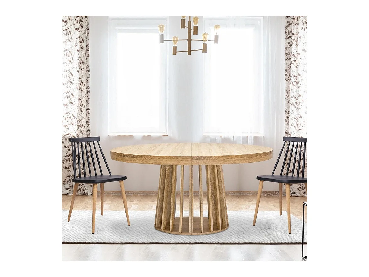 Set mit 2 skandinavischen Designstühlen Schwarz 77cm - Vielseitig & Elegant