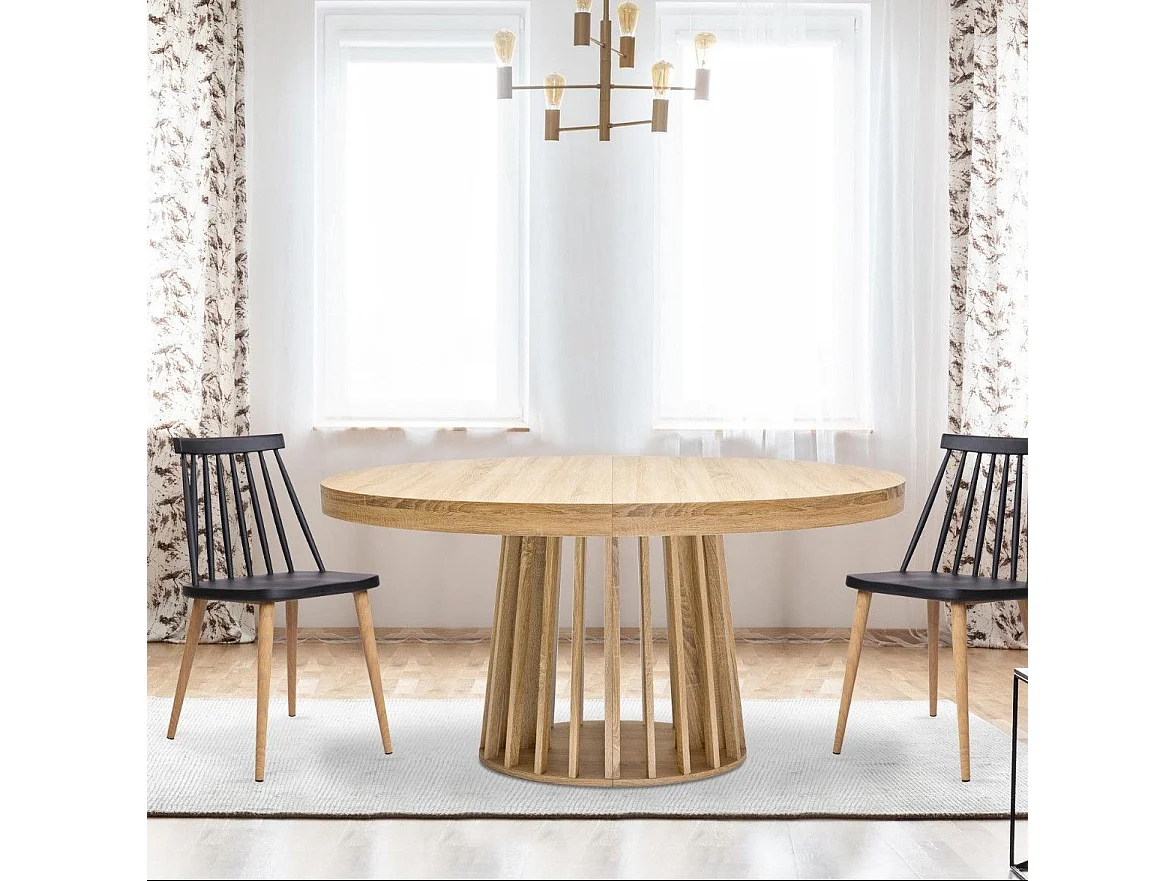 Lot de 2 Chaises Scandinave "Beaune" 77cm Noir