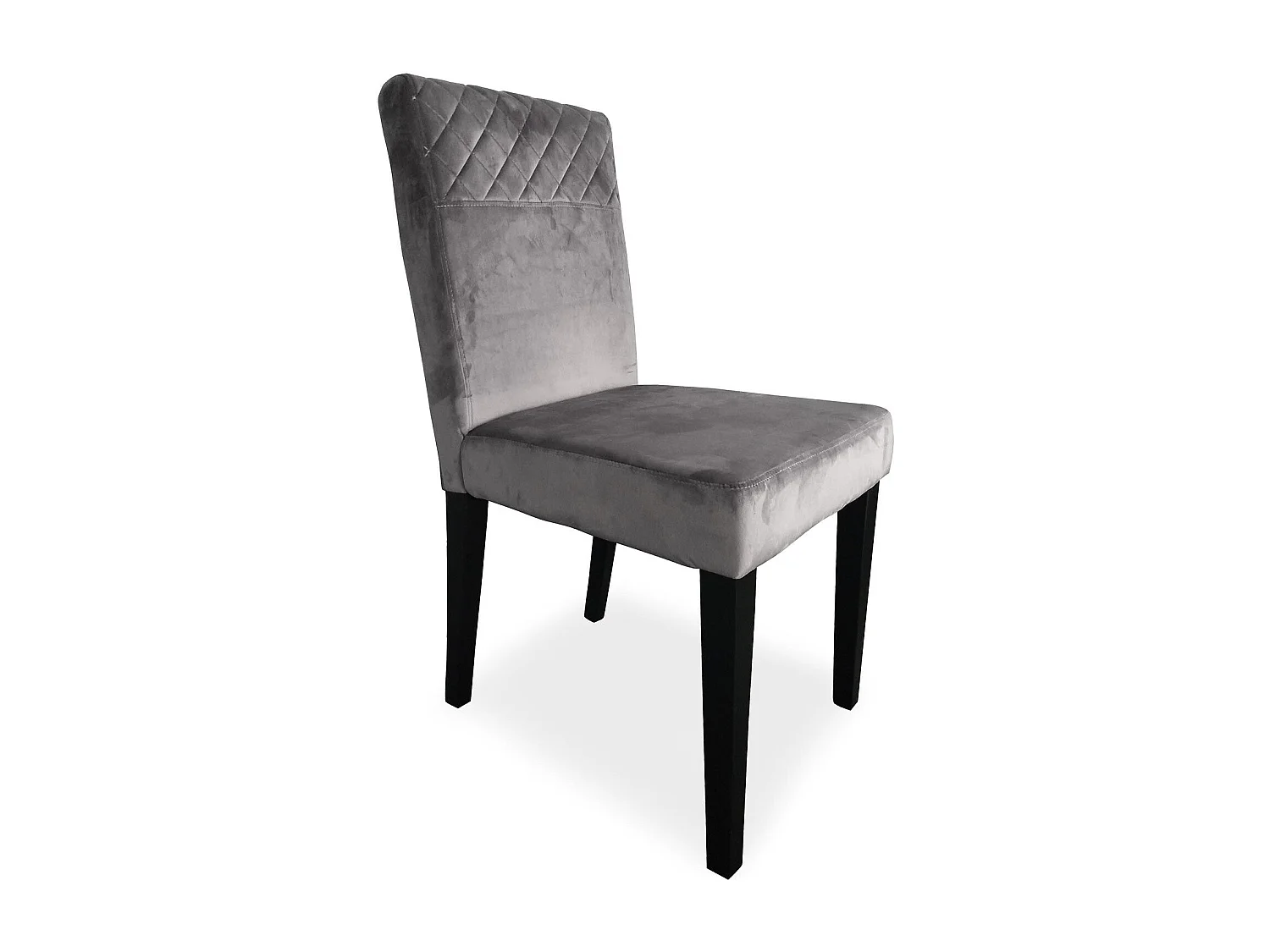 Lot de 2 Chaises Velours "Pipam" 82cm Argent