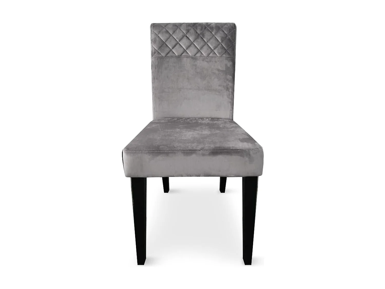 Lot de 2 Chaises Velours "Pipam" 82cm Argent