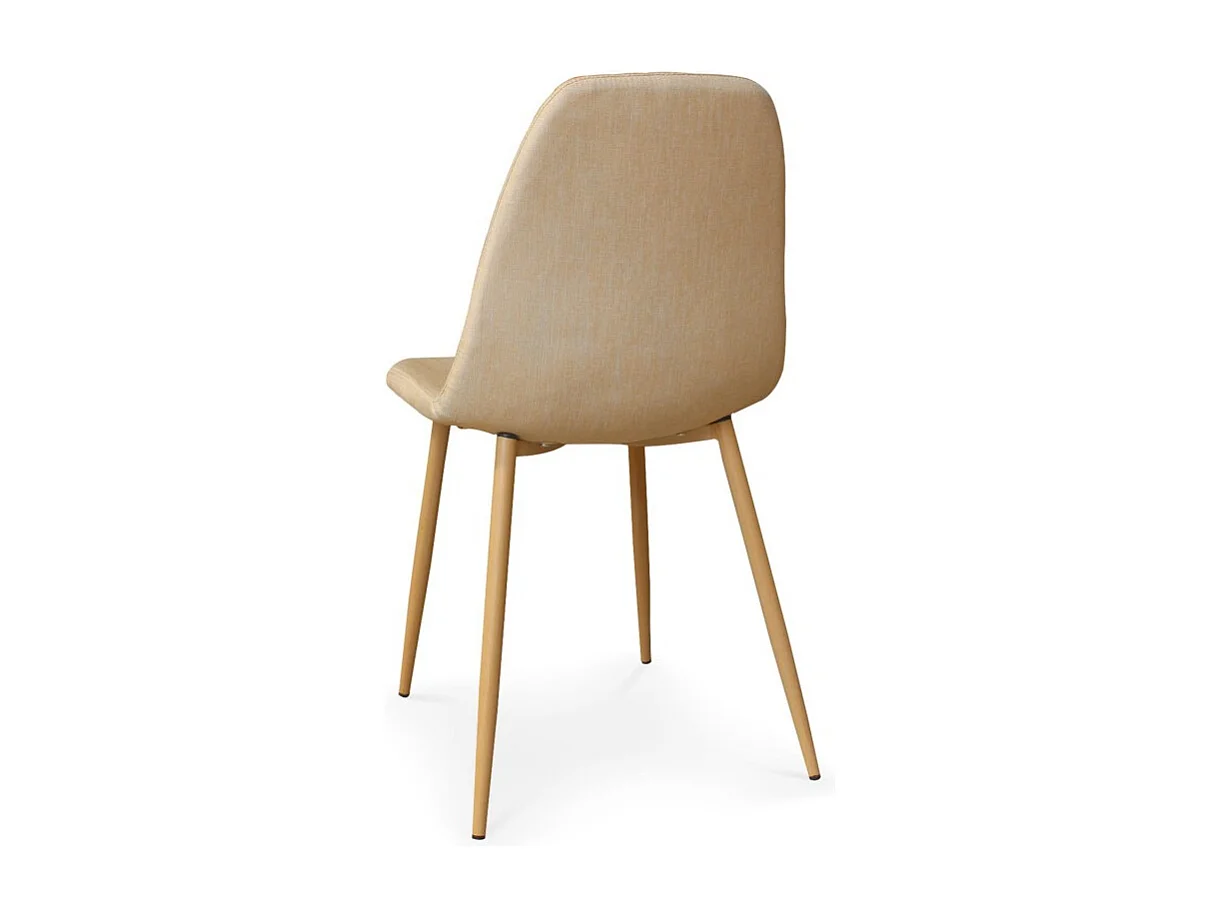 Lot de 4 Chaises Scandinave "Bonnie" 87cm Beige