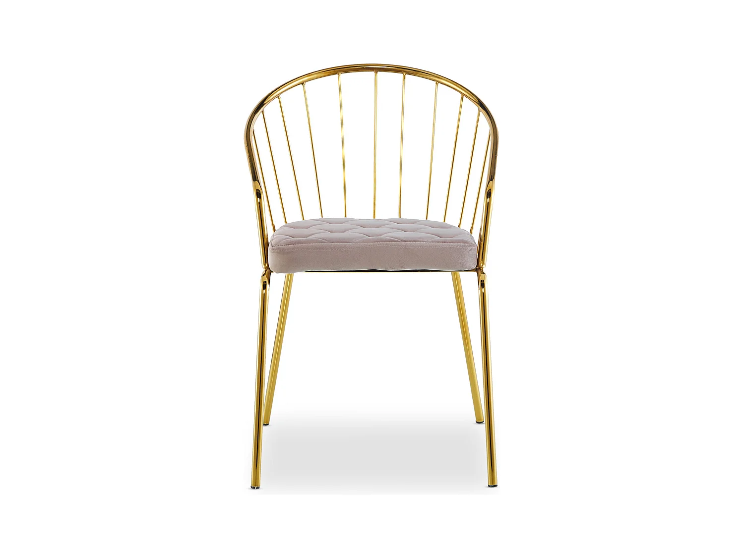 Lot de 2 chaises/fauteuils Eventille Velours Taupe