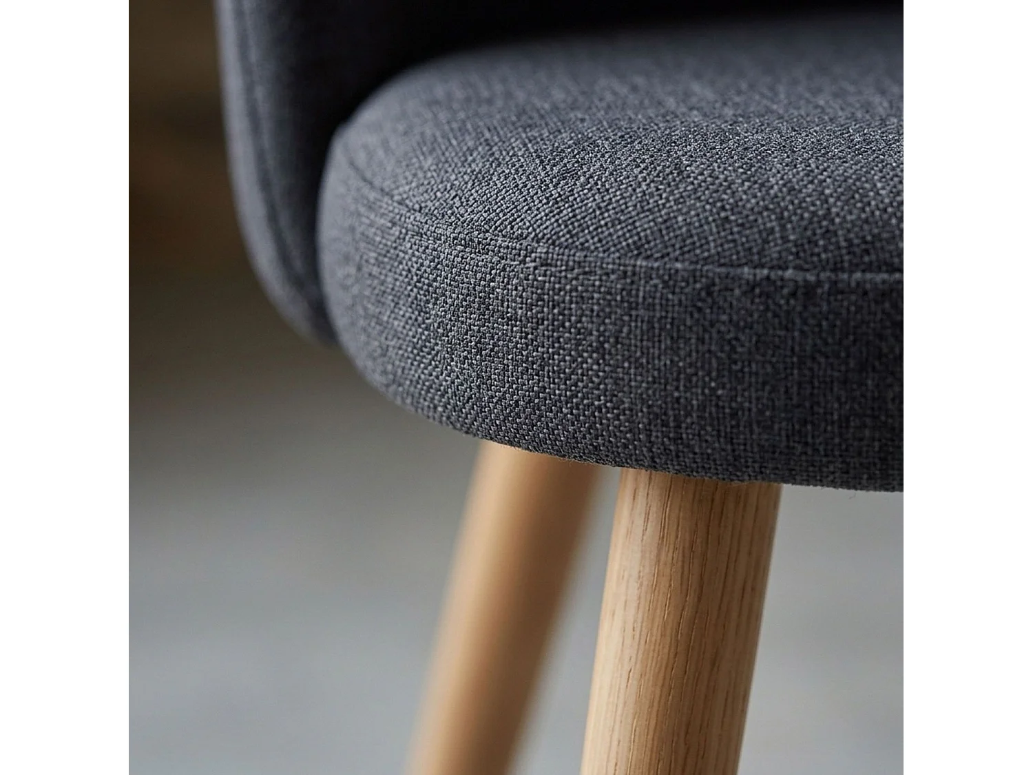 Lot de 2 Chaises Scandinaves "Morro" 78cm Gris Foncé