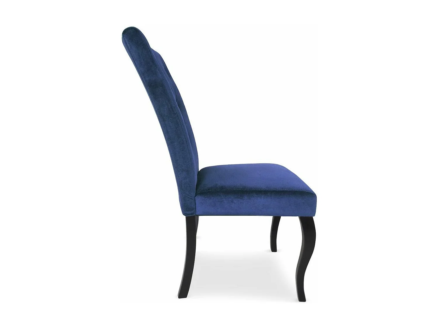 Lot de 2 Chaises Design Velours "Lucky" 106cm Bleu