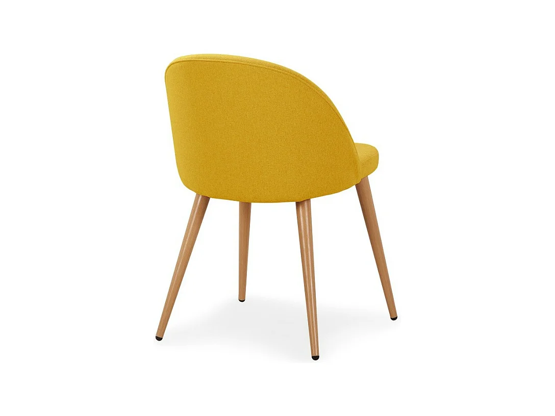 Lot de 4 Chaises Design "Morro" 75cm Jaune