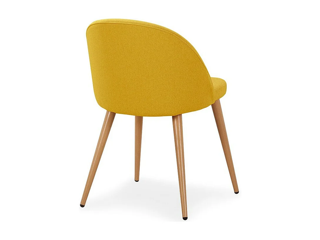 Lot de 4 Chaises Design "Morro" 75cm Jaune