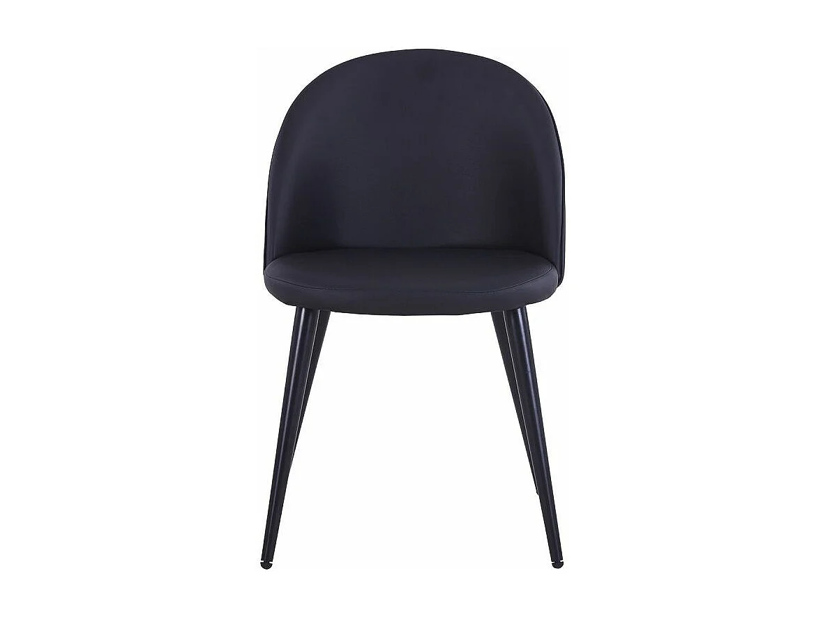 Lot de 2 Chaises Scandinaves "Morro" 78cm Noir