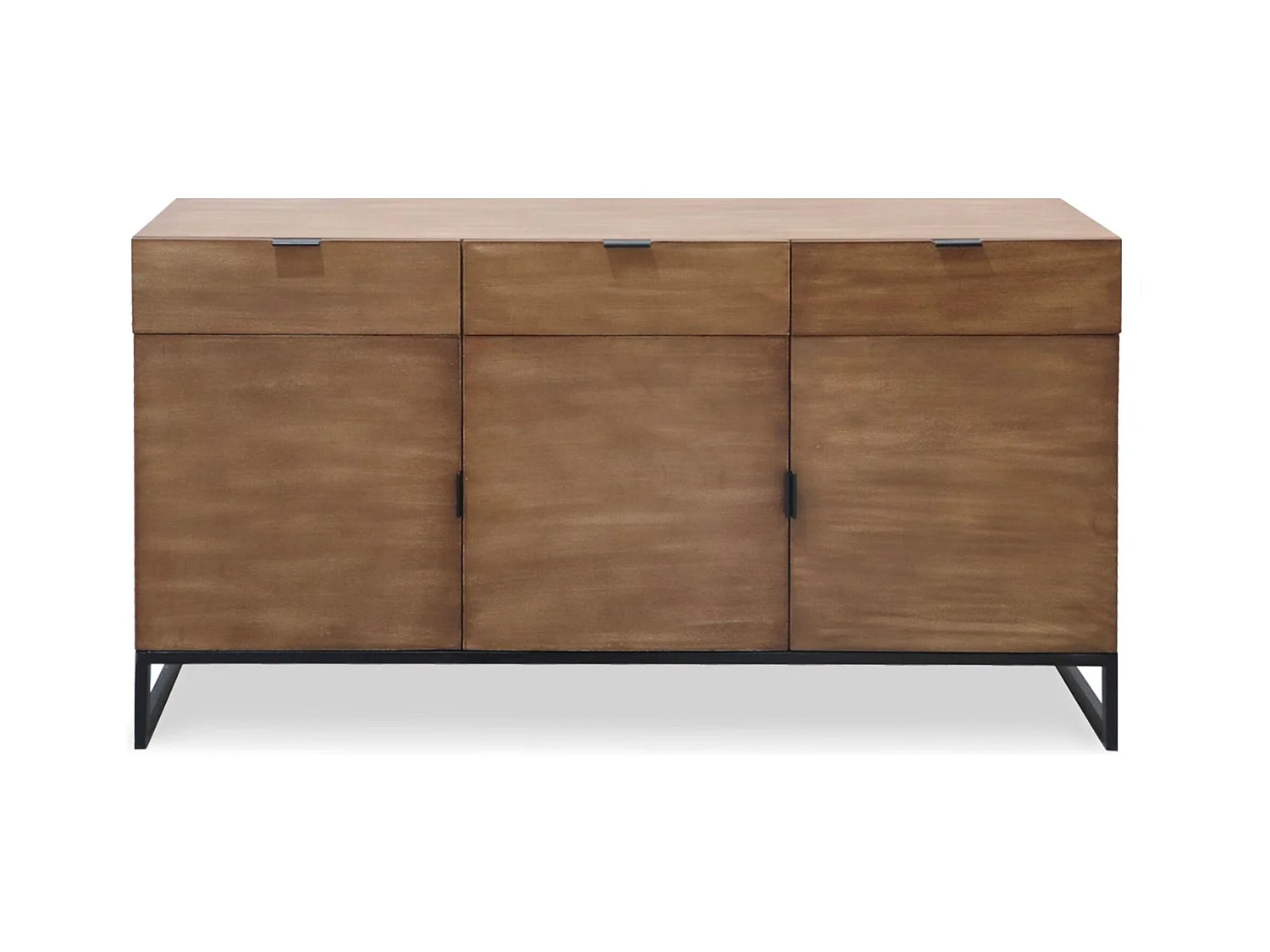 Buffet 3 Portes & 3 Tiroirs "Bolta" 150cm Naturel