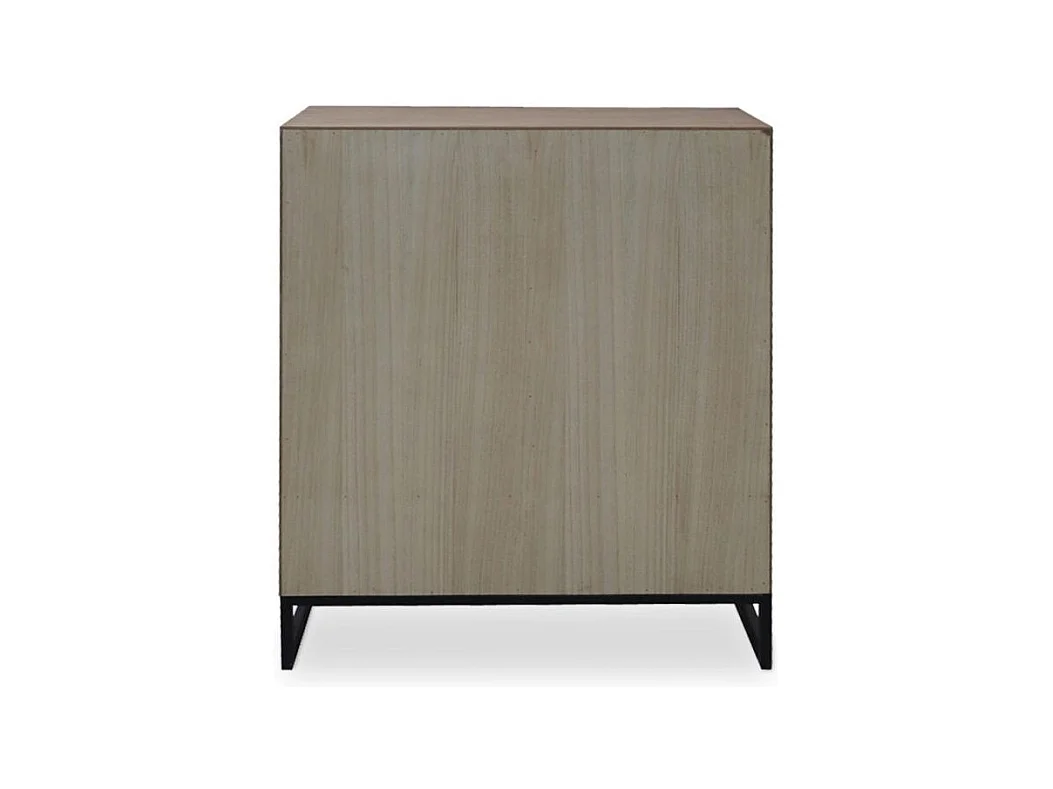 Buffet 4 Tiroirs & 1 Porte "Bolta" 112cm Naturel
