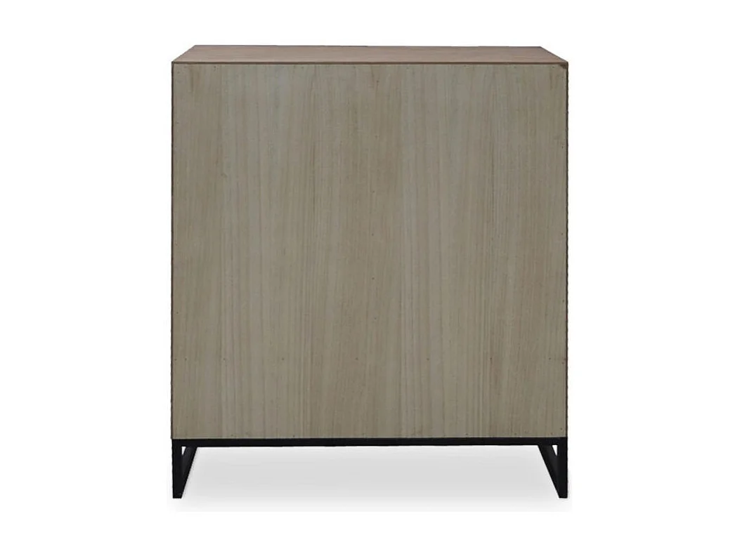 Mobile Buffet Panara alta 4 cassetti e 1 anta legno in rovere chiaro